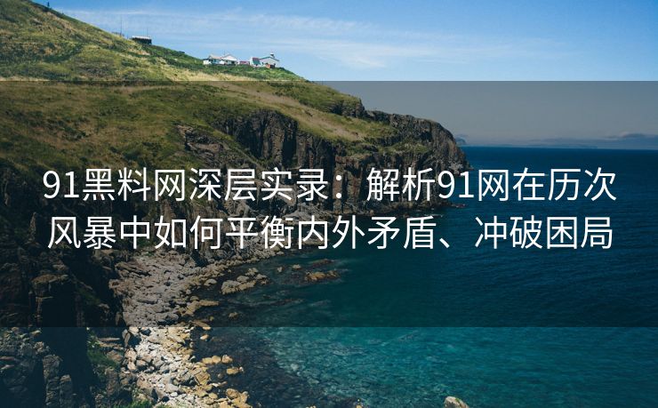 91黑料网深层实录:解析91网在历次风暴中如何平衡内外矛盾、冲破困局 91黑料网深层实录:解析91网在历次风暴中如何平衡内外矛盾、冲破困局