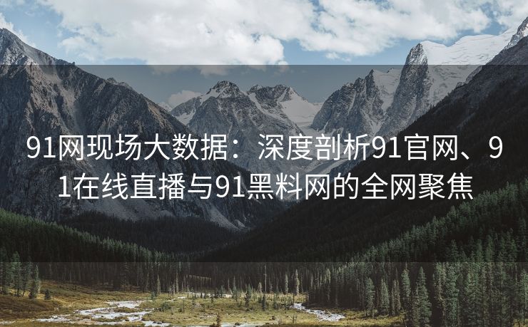 91网现场大数据:深度剖析91官网、91在线直播与91黑料网的全网聚焦 91网现场大数据:深度剖析91官网、91在线直播与91黑料网的全网聚焦