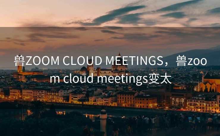 兽ZOOM CLOUD MEETINGS，兽zoom cloud meetings变太
